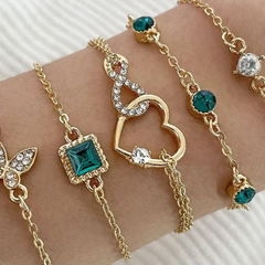 Pulseras RAÍCES  (set 5 uni)